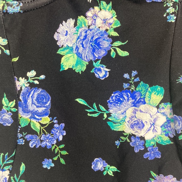 NWT Weworewhat pinup floral corset style one piece swimsuit xs - Picture 3 of 10